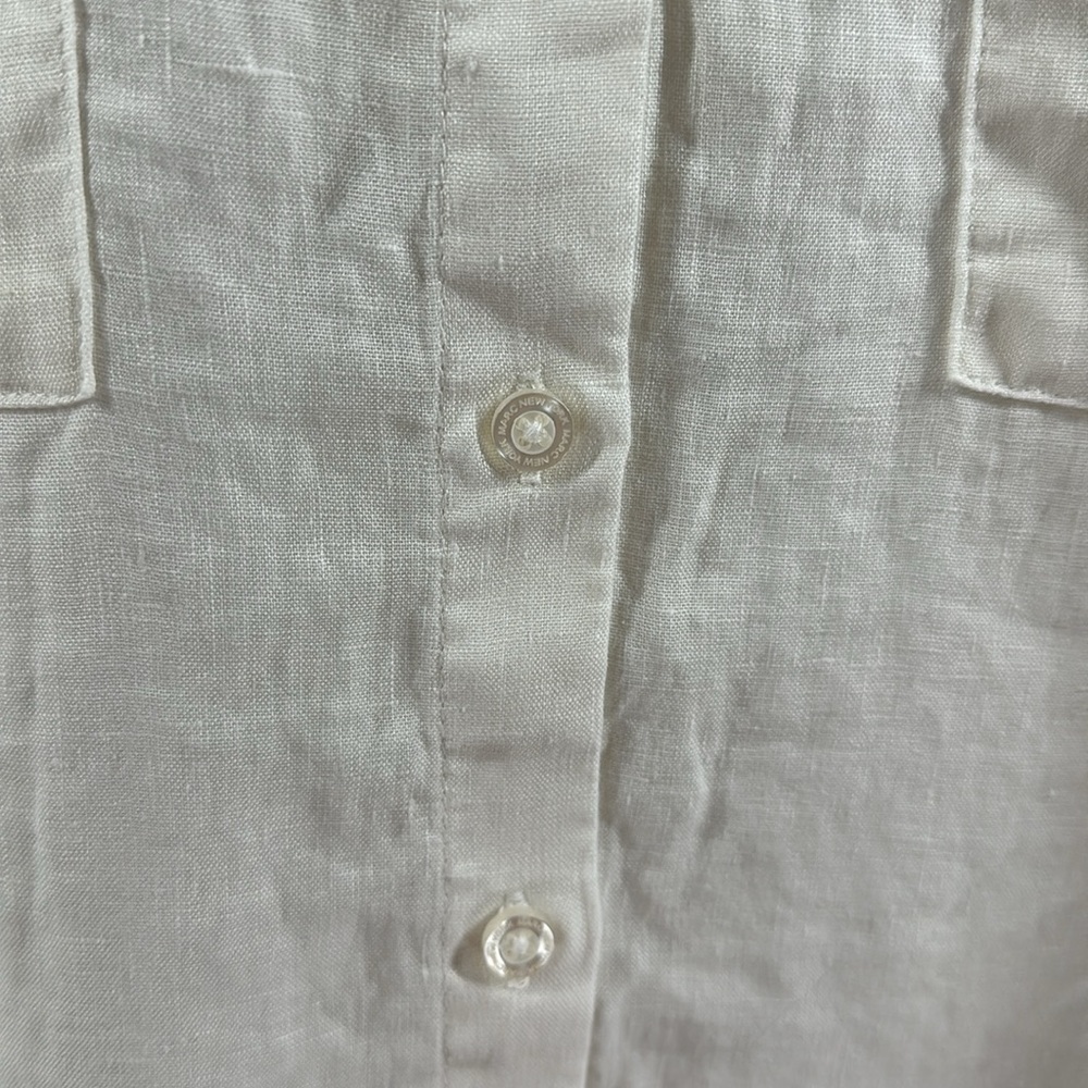 Marc New York Andrew Marc Linen Button Down, Xl - image 5